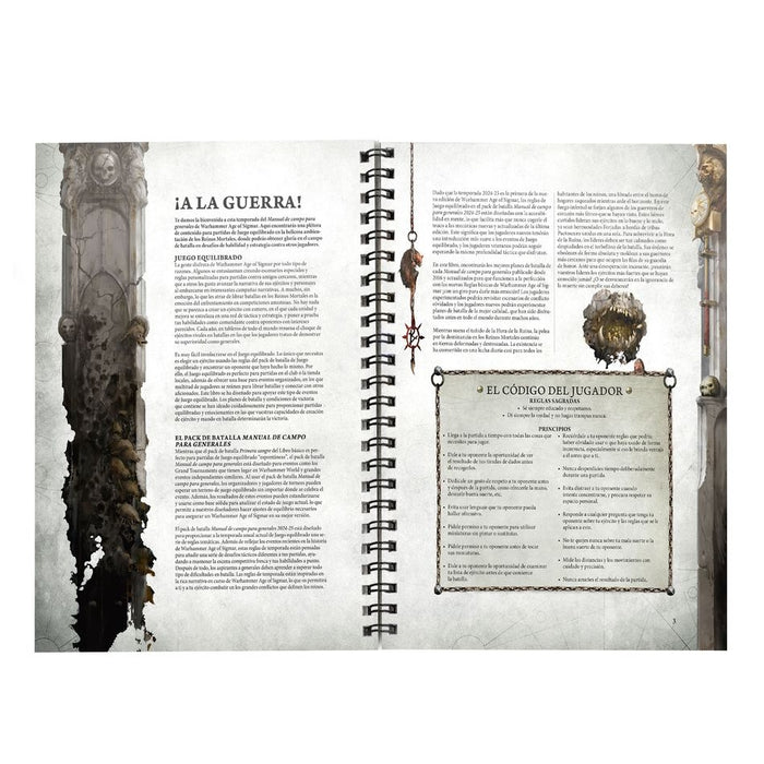 Manual de Campo para Generales 2024-25 - Warhammer: Age of Sigmar