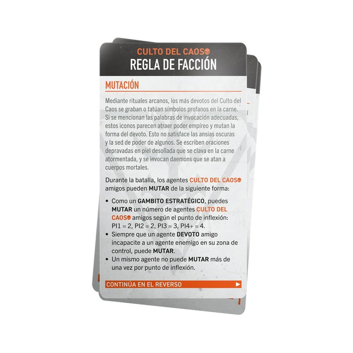 Culto del Caos: Tarjetas de Datos 2024 - WH40k: Kill Team