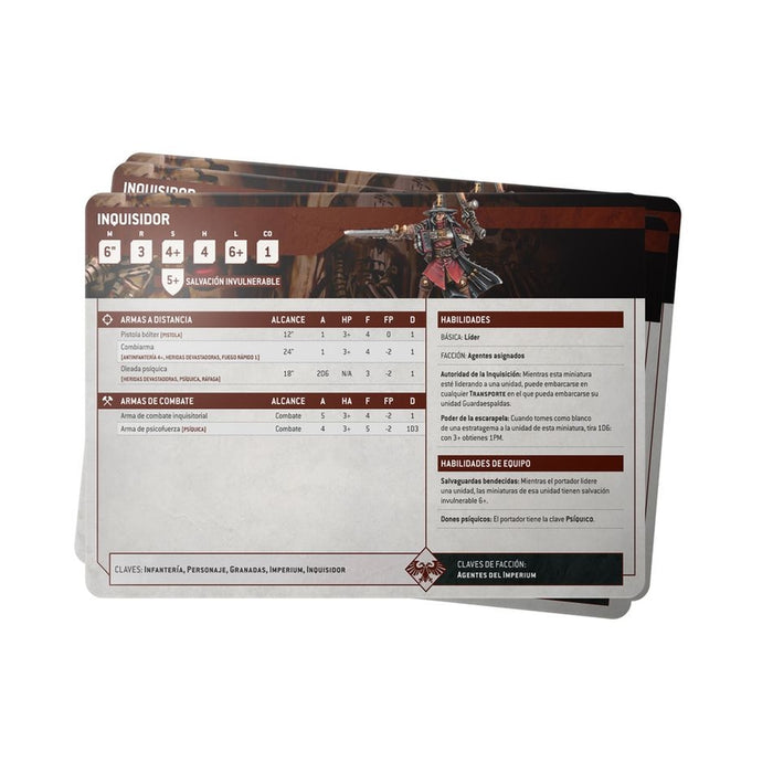 Imperial Agents: Tarjetas de Datos 2024 - WH40k