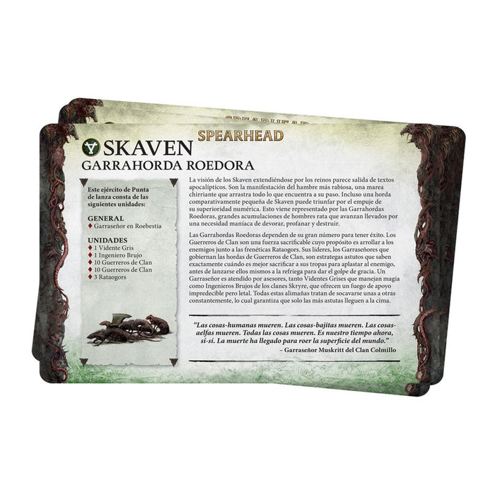 Pack de Facción: Skaven 2024 (Español) - WH Age of Sigmar