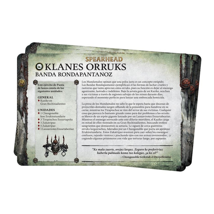 Pack de Facción: Klanes Orruks 2024 - WH Age of Sigmar