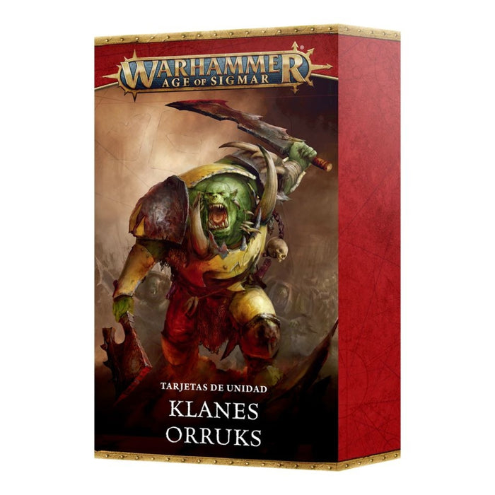 Klanes Orruks: Tarjetas de Unidad 2025 - WH Age of Sigmar