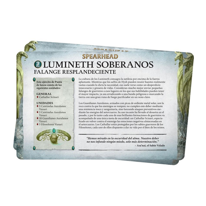 Pack de Facción: Lumineth Soberanos 2024 - WH Age of Sigmar