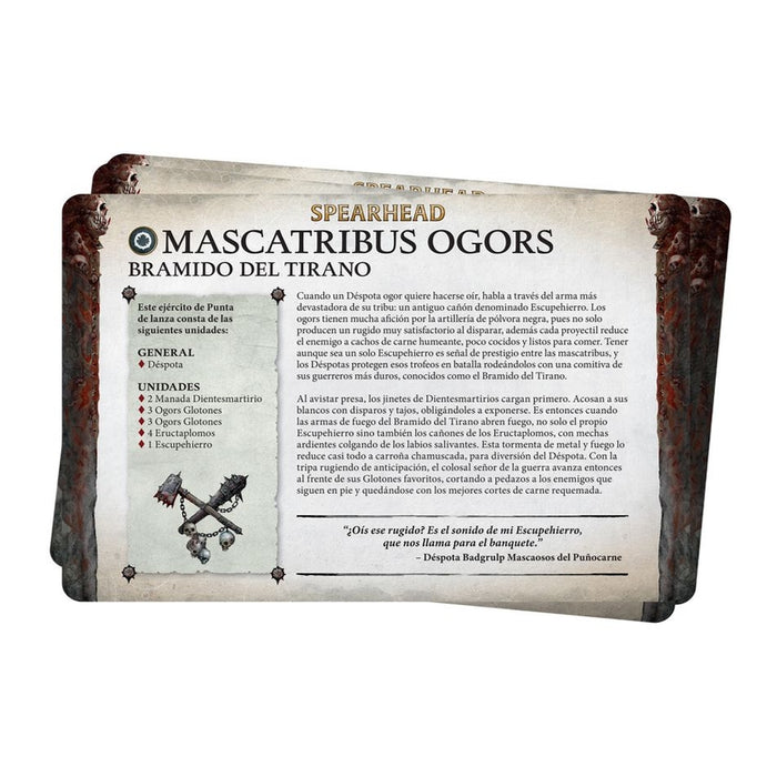 Pack de Facción: Mascatribus Ogor 2024 - WH Age of Sigmar