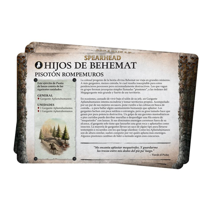 Pack de Facción: Hijos de Behemat 2024 - WH Age of Sigmar