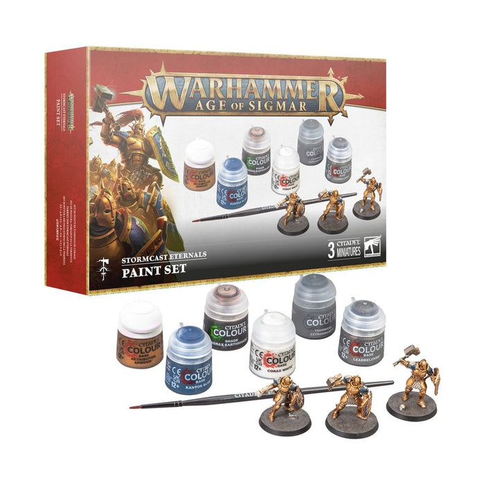 Warhammer Age of Sigmar 4E: Set de Pinturas Stormcast Eternals