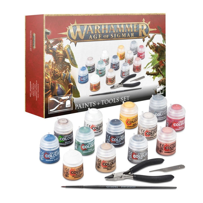 Warhammer Age of Sigmar 4E: Pinturas + Set de Herramientas