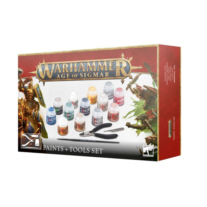 Warhammer Age of Sigmar 4E: Pinturas + Set de Herramientas