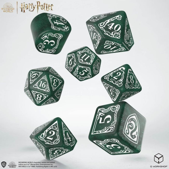 Slytherin Green - Harry Potter Modern Dice Set