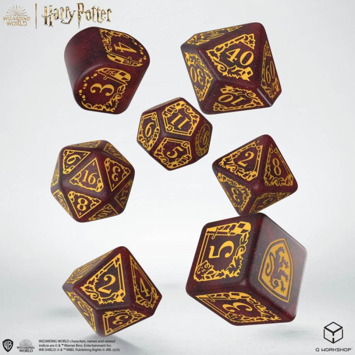 Griffindor Red - Harry Potter Modern Dice Set