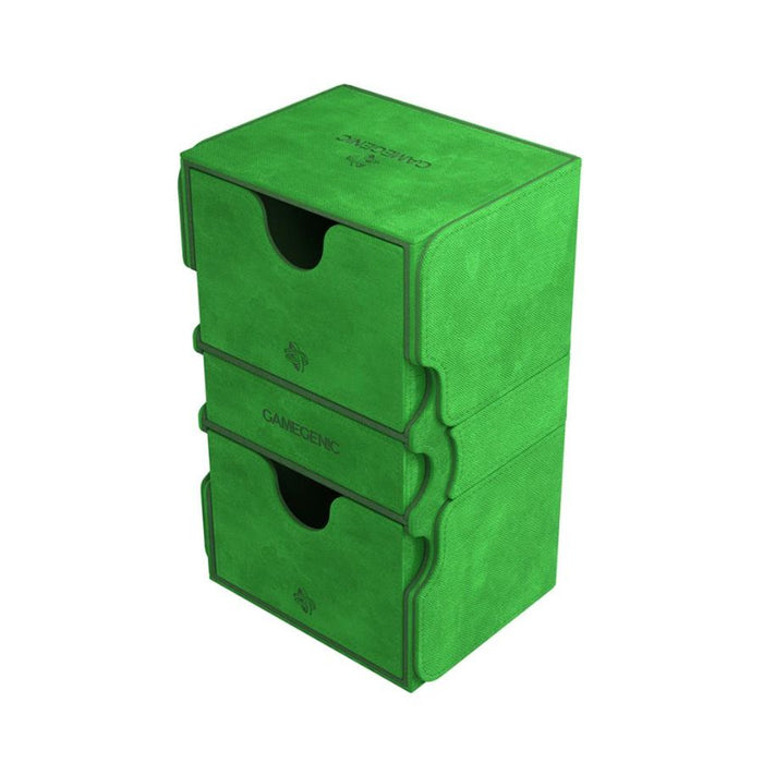 Stronghold 200+ XL: Green - GameGenic: Cajas para Mazos Prémium