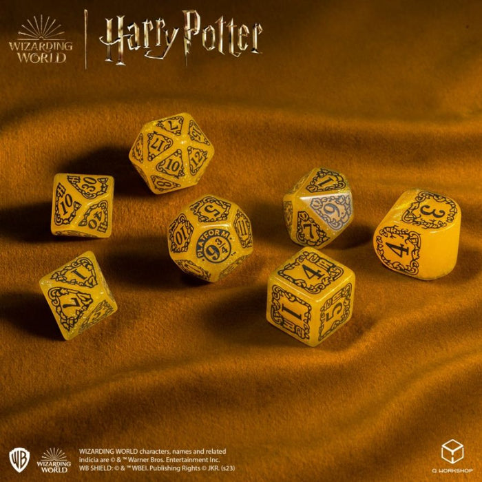 Hufflepuff Yellow - Harry Potter Modern Dice Set