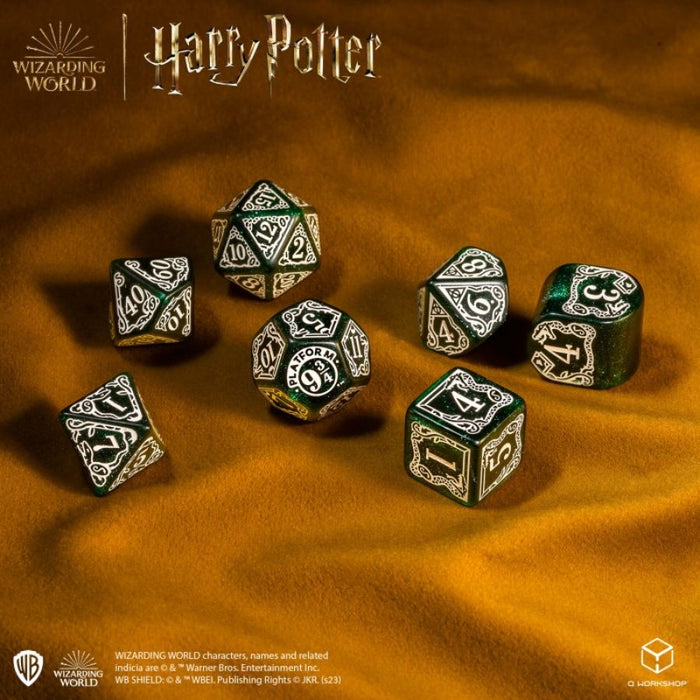 Slytherin Green - Harry Potter Modern Dice Set