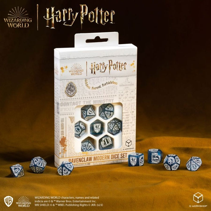 Ravenclaw Blue - Harry Potter Modern Dice Set