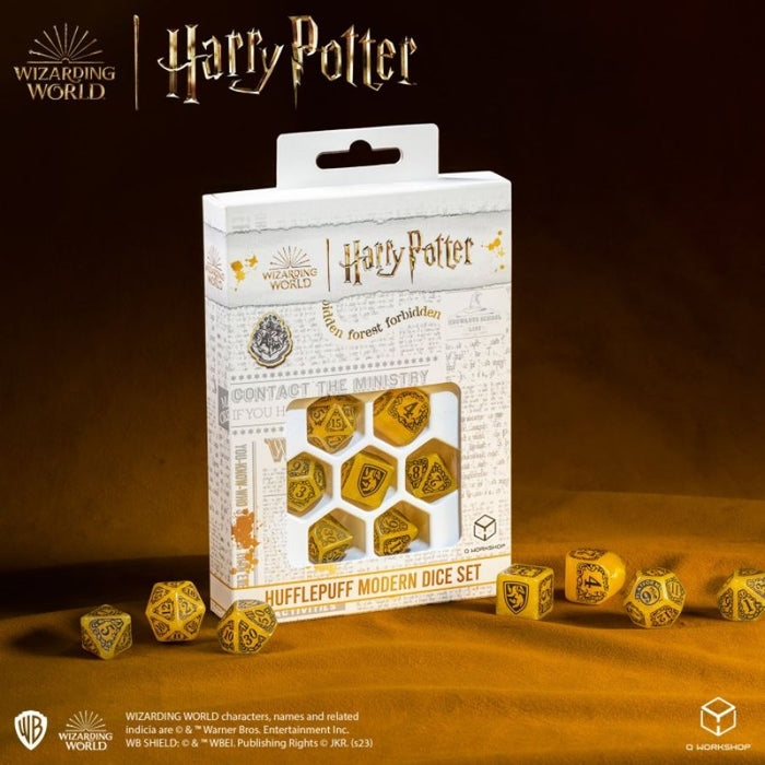 Hufflepuff Yellow - Harry Potter Modern Dice Set