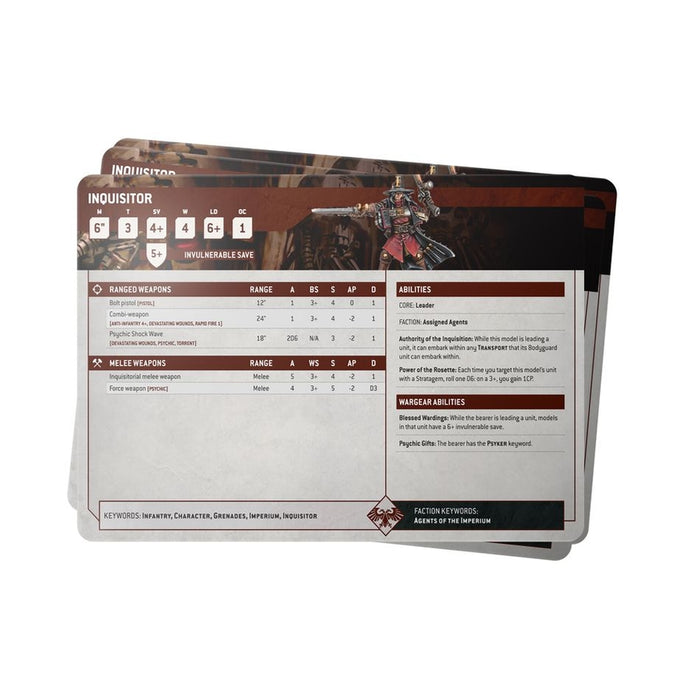 Imperial Agents: Datasheet Cards 2024 (Inglés) - WH40k