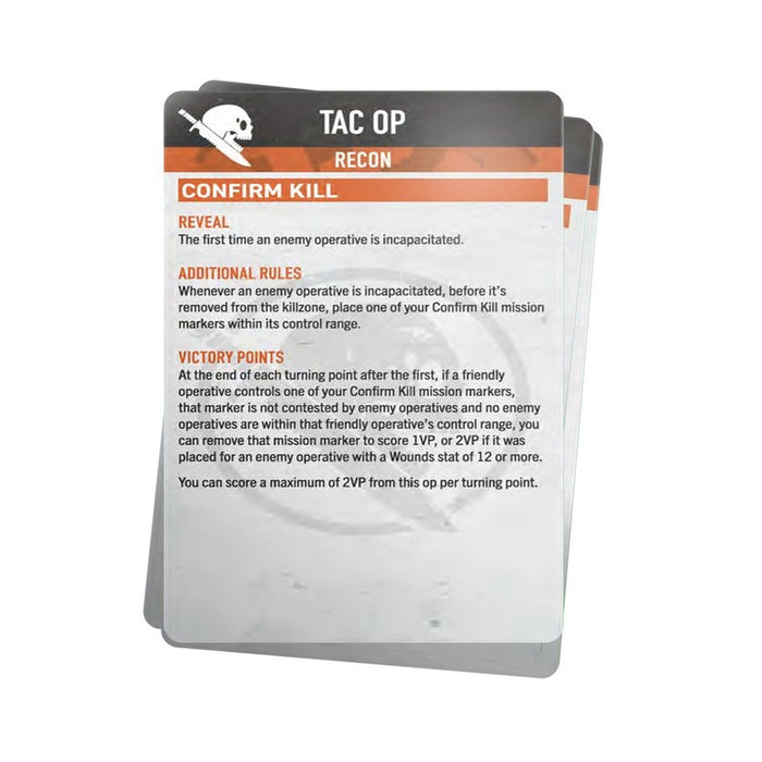 WH40k: Kill Team: Approved Ops Cards Pack 2024 (Inglés)