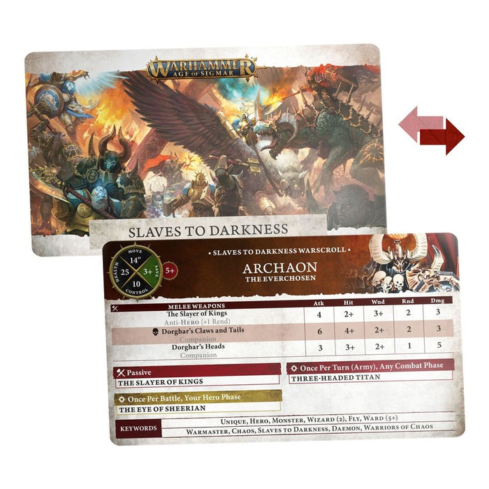 Slaves to Darkness: Warscroll Cards 2024 (English) - WH Age of Sigmar