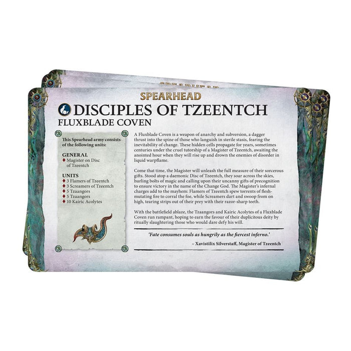 Faction Pack: Disciples of Tzeentch 2024 (English) - WH Age of Sigmar