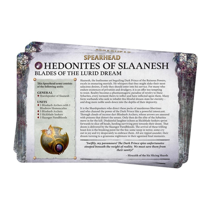 Faction Pack: Hedonites of Slaanesh 2024 (English) - WH Age of Sigmar