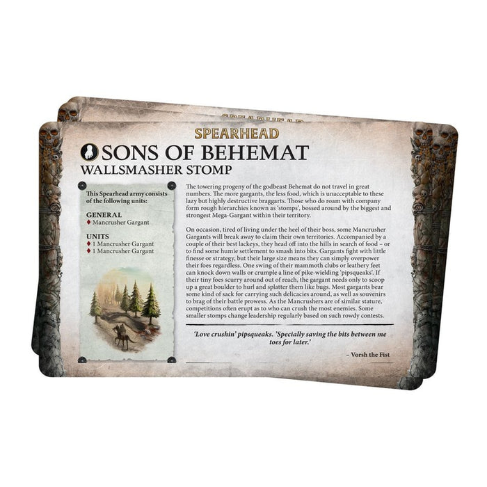 Faction Pack: Sons of Behemat 2024 (English) - WH Age of Sigmar