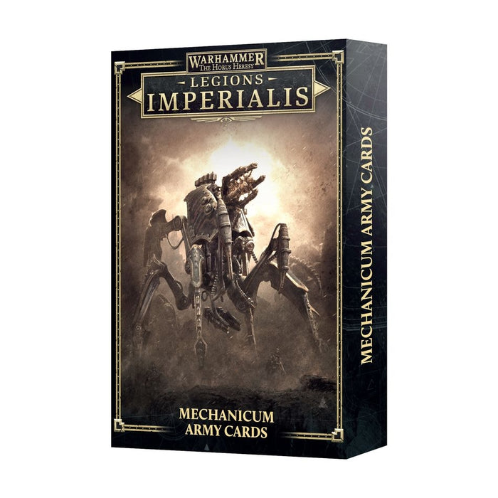 Mechanicum Army List Cards - WH The Horus Heresy: Legions Imperialis