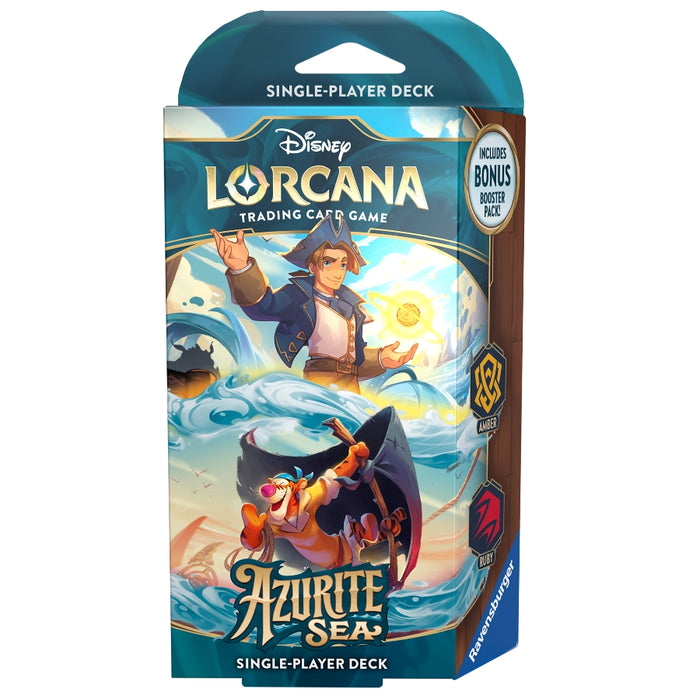 Disney Lorcana: Azurite Sea: Amber & Ruby Deck (Inglés)