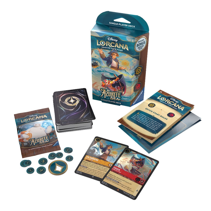 Disney Lorcana: Azurite Sea: Amber & Ruby Deck (Inglés)