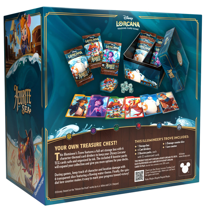 Disney Lorcana: Azurite Sea: Illumineer's Trove (Inglés)