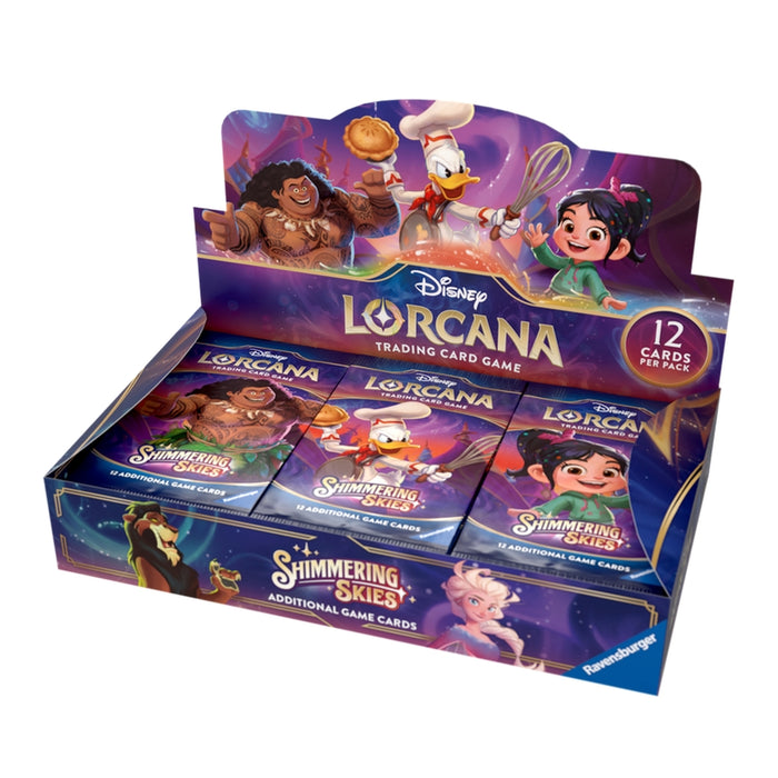 Disney Lorcana: Shimmering Skies: Booster Box (24 boosters) (Inglés)