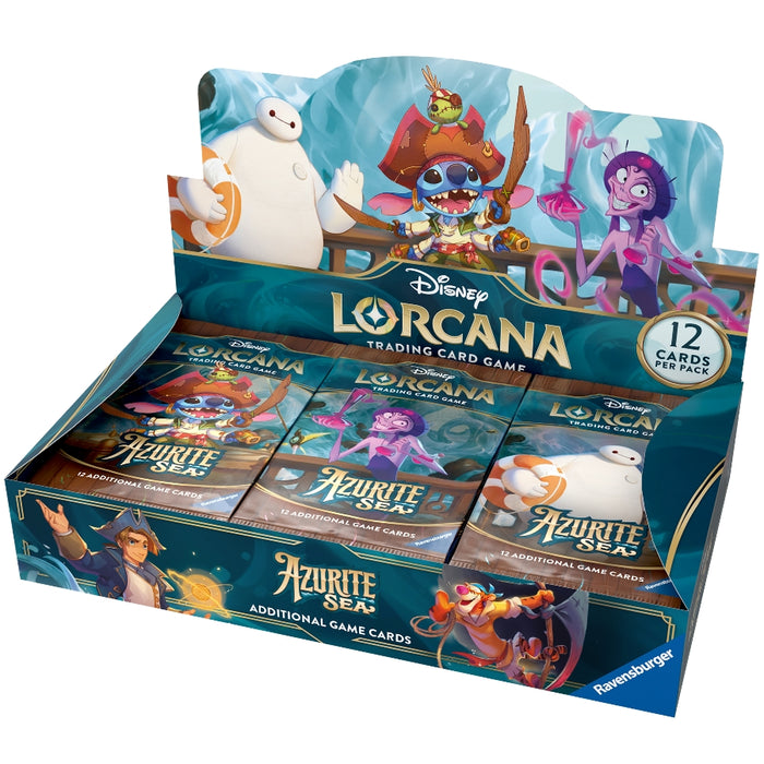 Disney Lorcana: Azurite Sea: Booster Box (24 boosters) (Inglés)