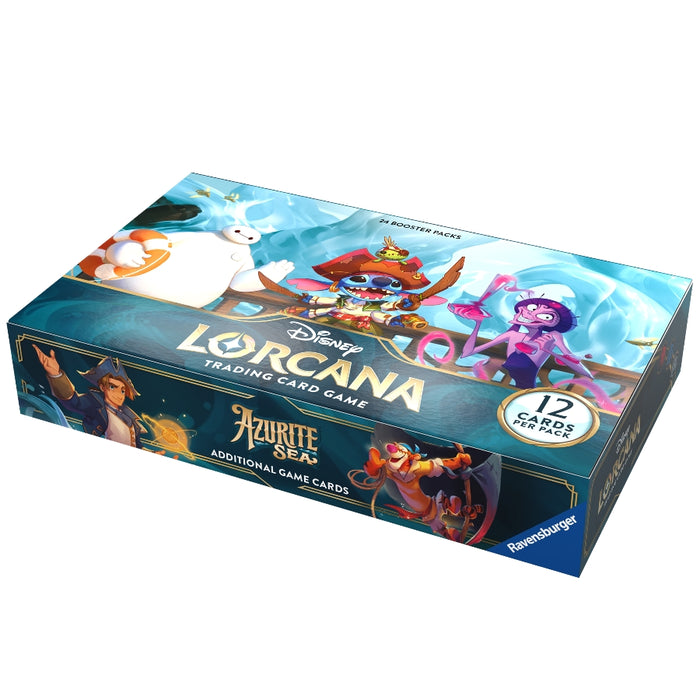 Disney Lorcana: Azurite Sea: Booster Box (24 boosters) (Inglés)