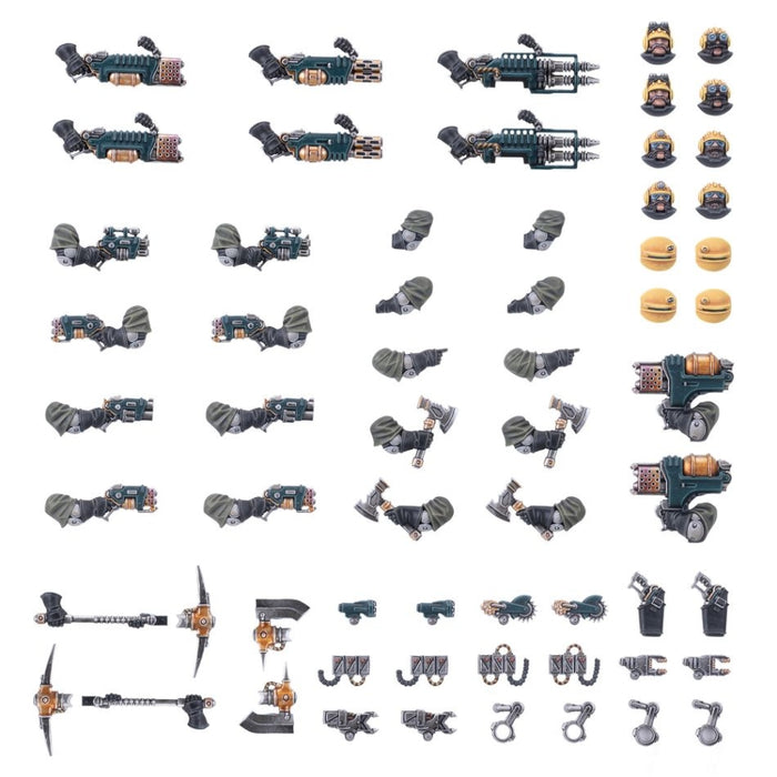 Ironhead Squat Prospectors Weapons & Upgrades - Necromunda