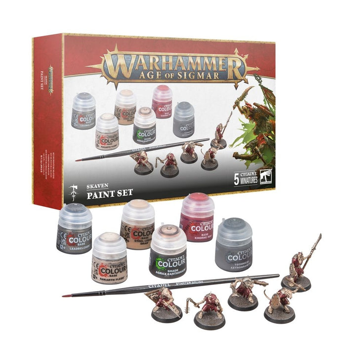 Warhammer Age of Sigmar 4E: Set de Pinturas Skaven