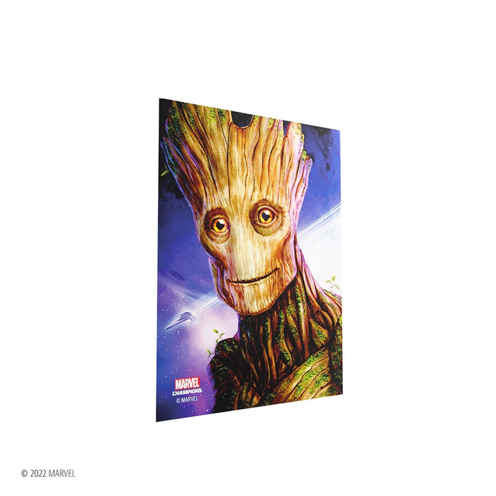 Marvel Champions Fine Art Sleeves: Groot - GameGenic: Fundas Protectoras