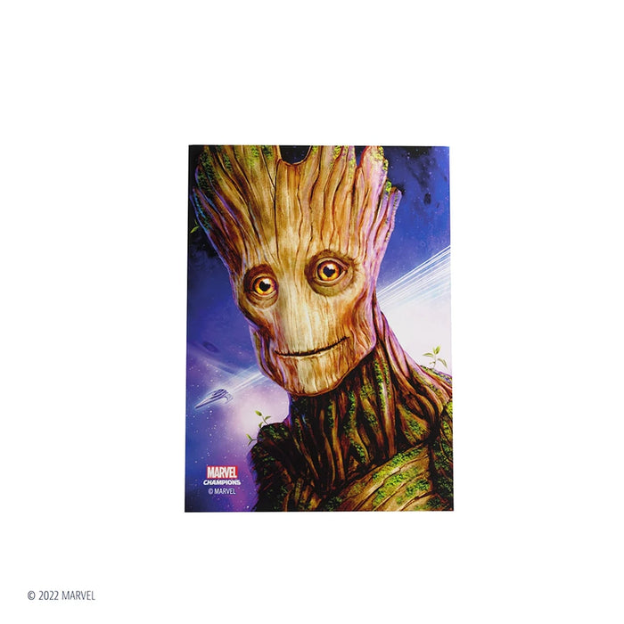 Marvel Champions Fine Art Sleeves: Groot - GameGenic: Fundas Protectoras