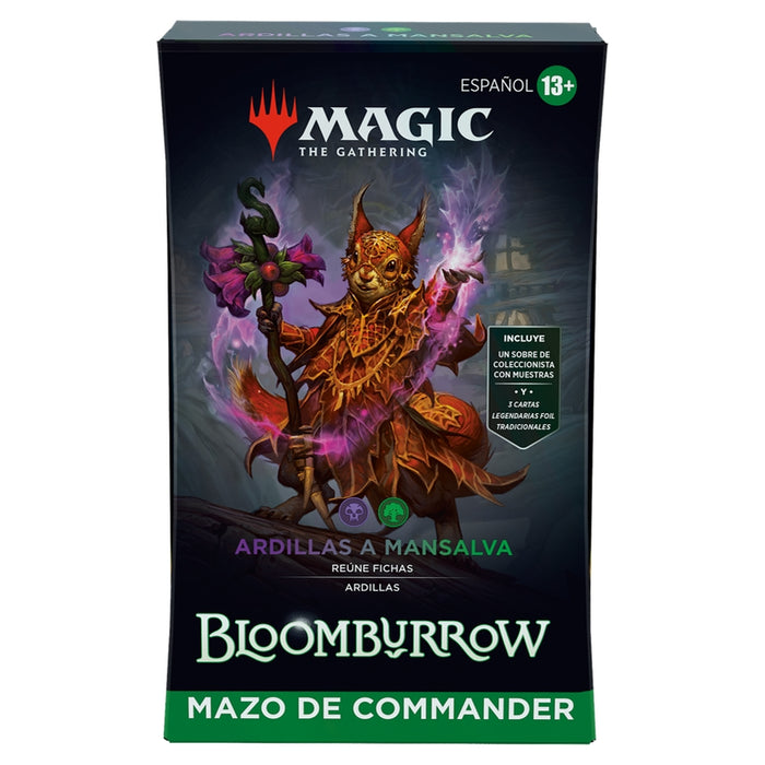 Bloomburrow - Commander Deck: Squirreled Away (Español) - Magic: The Gathering