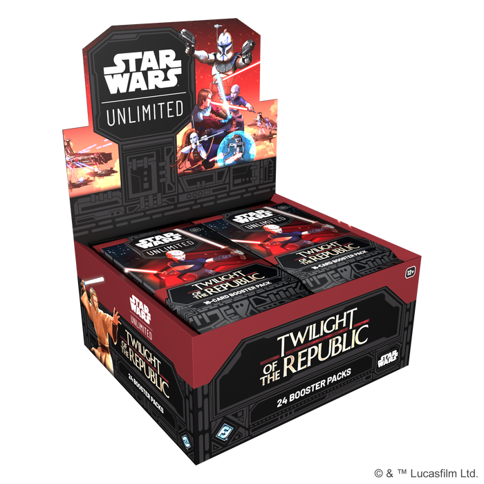 Star Wars: Unlimited - Twilight of the Republic: Booster Display (Inglés)