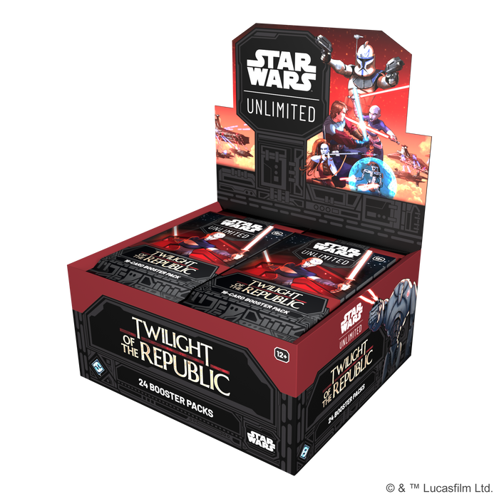 Star Wars: Unlimited - Twilight of the Republic: Booster Display (Inglés)