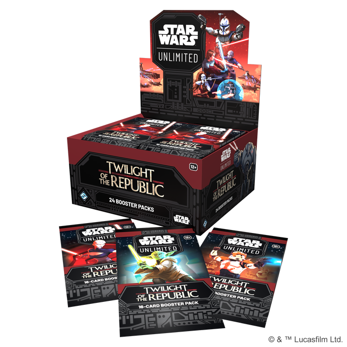 Star Wars: Unlimited - Twilight of the Republic: Booster Display (Inglés)