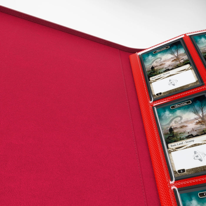 Zip-Up Album 24-Pocket: Red - GameGenic: Carpetas para Cartas