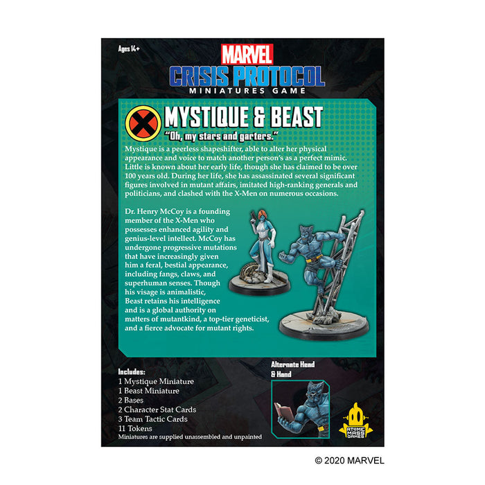 Mystique & Beast - Marvel: Crisis Protocol