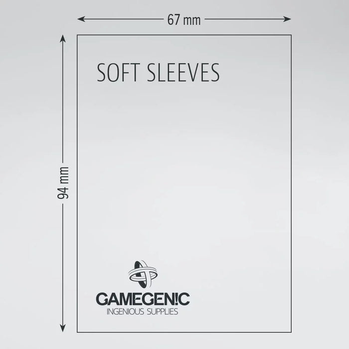 Soft Sleeves (Standard 67x94mm) - GameGenic: Fundas Protectoras