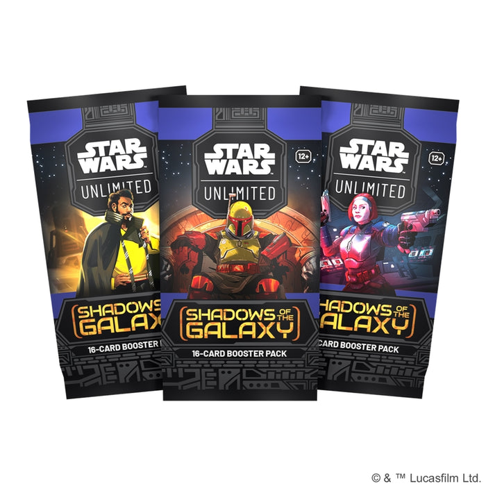 Star Wars: Unlimited - Shadows of the Galaxy: Booster Display (Inglés)