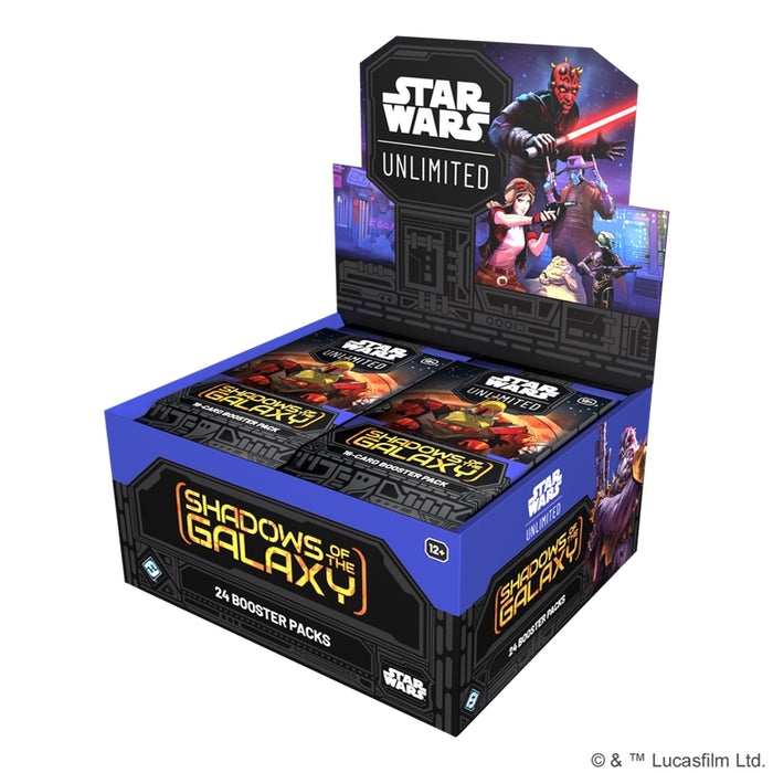 Star Wars: Unlimited - Shadows of the Galaxy: Booster Display (Inglés)