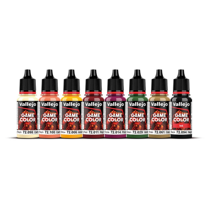 Aztec Dragons Paint Set (8x18ml) - Vallejo: Game Color, Fantasy Color Series