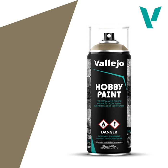 28.009 Primer US Marrón Caqui (400ml) - Vallejo: Hobby Paint Aerosol