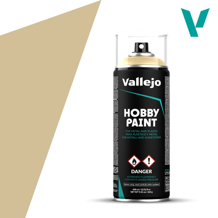 28.013 Primer Blanco Hueso (400ml) - Vallejo: Hobby Paint Aerosol