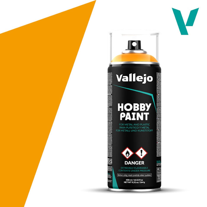 28.018 Primer Amarillo Soleado (400ml) - Vallejo: Hobby Paint Aerosol