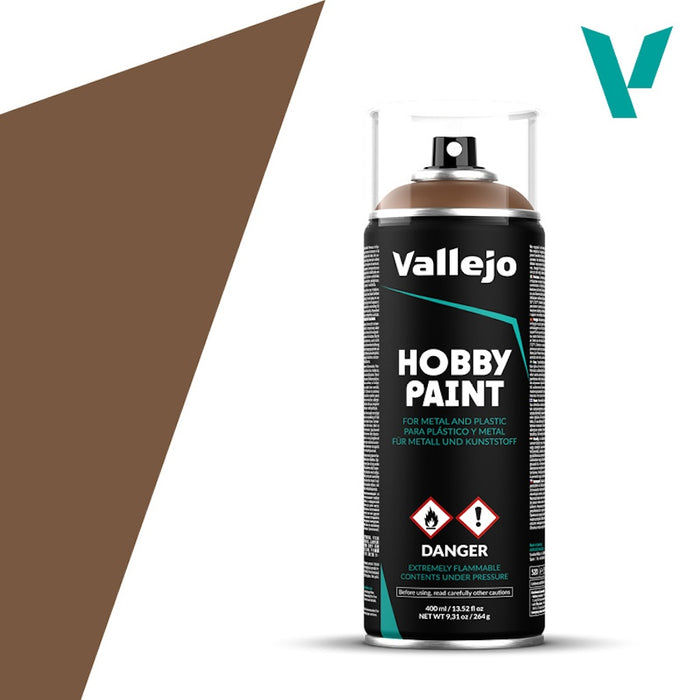 28.019 Primer Marrón Bichos (400ml) - Vallejo: Hobby Paint Aerosol